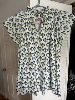Victoria Dunn buttoned floral blouse